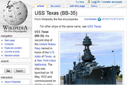 USS Texas on Wikipedia